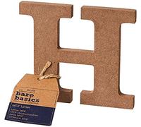 docrafts PMA 356217 MDF Letter (1 piece) - Bare Basics - H