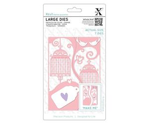 docrafts Xcut Large Dies - Ornate Birdcages (6 pieces)