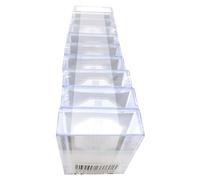 docsmagic.de 10 x 2-Piece Card Box 50-Count Slide - Clear Deck Storage