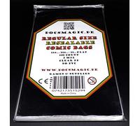 docsmagic.de 100 Resealable Regular Size Comic Bags 184 x 266-2 Mil