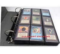 docsmagic.de 3-Ring Premium Album Black + 50 18-Pocket Sideloading Pages - PKM - YGO - MTG