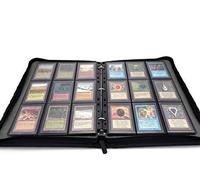 docsmagic.de 3-Ring Premium Zip-Album Black + 25 18-Pocket Sideloading Pages - PKM - YGO - MTG