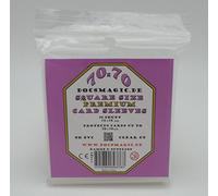docsmagic.de 50 Premium Small Square Board Game Sleeves - 70 x 70-72 x 72