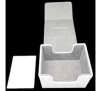 docsmagic.de Premium Magnetic Sideflip Box 100 White + Deck Divider - MTG - PKM - YGO