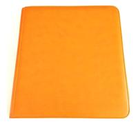 docsmagic.de Pro-Player 12-Pocket Playset Zip-Album Orange - 480 Card Binder - MTG - PKM - YGO