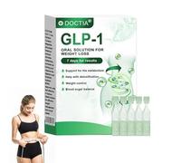 DOCTIA GLP-1 Oral Solution, Advanced GLP-1 Drops, DOCTIA GLP-1 Oral Liquid, GLP-1 Peptide Complex Serum, Natural Plant Extract, for Men & Women (1 Box)