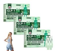 DOCTIA GLP-1 Six-in-One Health Solution Oral Liquid, GLP-1 Oral Liquid, GLP-1 Oral Solution, Gut & Digestive Immune & Energy Support，DOCTlA GLP1 Six in One Suitable for All Men and Women (3 Box)
