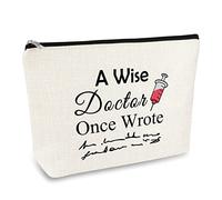 Doctor Appreciation Gift Makeup Bag for Women Thank You Gift for Doctors Cosmetic Bag Doctor Retirement Birthday Gifts for Dentist Hygienist Physician Nurse Day Present