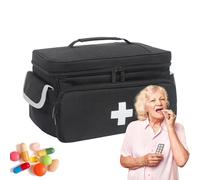 Doctor Bag - Travel Pharmacy Organizer with Waterproof Design | Portable Medicine Storage Case for Easy Organization | Medical Supplies Pouch Ideal for Medical Supplies