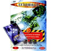Doctor battles in time who single card exterminator 207 exterminate