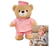 Doctor Be ar Plush | Ted 'dy Be ar | 11 Inch Bears Stuffed Animal | Soft Nurse Toy Gift for Kids | 30cm Pp Cotton Cute Toy Uniform for Nursery, Office or Bedroom Decor, Ideal for Birthdays & Holidays