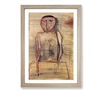 Doctor by Paul Klee Framed Print | A2 Oak Framed Wall Art | Ready to Hang | Modern Nature Picture | Living Room Bedroom Lounge Office