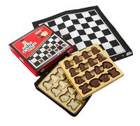 Doctor Chocolate Chess Game Set | Full 32 Edible Milk & White Chocolate Pieces with Board | Novelty Gift for Chess Fans & Kids