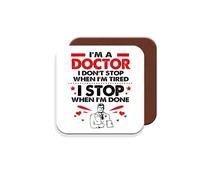 Doctor Coaster Funny Gift - Giftset - Made by MUGGZ in The UK