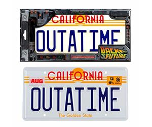 Doctor Collector Back to The Future Outatime Licence Plate Replica