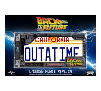 Doctor Collector Back to the Future Outatime License Plate Replica