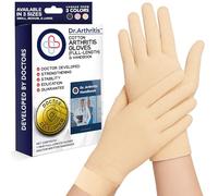 Doctor-Developed Arthritis Compression Gloves with Doctor Handbook - Rheumatoid Arthritis Gloves for Pain Relief, Support & Joint Comfort - Compression Gloves for Women & Men