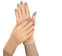 Doctor Developed Arthritis Gloves for Women & Men - Open-Finger Rheumatoid Arthritis Gloves for Pain Relief (Nude, M)