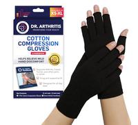 Doctor Developed Compression Gloves/Arthritis Gloves for Women & Men & Doctor Written Handbook - Carpal tunnel relief, Arthritis, Raynauds (1 Pairs, S)