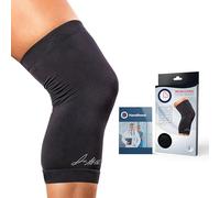 Doctor Developed Copper Knee Brace/Knee Compression Sleeve/knee Support.[single] And Doctor Written Handbook - Guaranteed Relief For Joint Symptoms, Bursitis, Running & Weightlifting (Large)