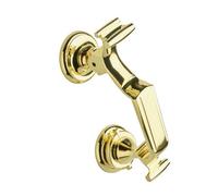 Doctor Door Knocker - Polished Brass - 60 X 195mm - Hardware Solutions
