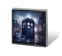Doctor Dr Who Police Box Funny Lapel Tie Pin Buttons Brooch Badge Pin Clothes Hat Accessories for Men Women