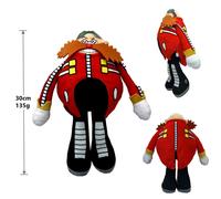 (Doctor Eggman) 27cm Sonic the Hedgehog Plush Doll Teddies Plushies Teddy Figures Toys Kids Gift