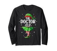 Doctor Elf Christmas Family Women Girls Elf Squad Xmas Long Sleeve T-Shirt