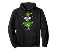 Doctor Elf Christmas Family Women Girls Elf Squad Xmas Pullover Hoodie