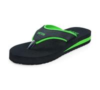 DOCTOR EXTRA SOFT Care Diabetic Orthopedic Pregnancy Flat Super Comfort Dr Flipflops and House Slippers For Women's and Girl's D-18, Bk-green, 6 UK
