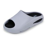 DOCTOR EXTRA SOFT Classic Ultra Soft Men's Flip Flops with Padded Footbed for Adults, Comfortable and Lightweight, Stylish and Non-Slip, Waterproof and Everyday Flip Flops for Men, lightgrey, 9 UK