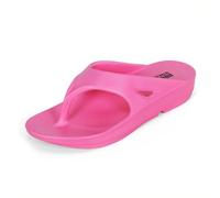 DOCTOR EXTRA SOFT Classic Ultra Soft Women's Flip Flops with Padded Footbed for Adults, Comfortable and Lightweight, Stylish and Non-Slip, Waterproof and Everyday Use, D-510, Dark pink, 9 UK