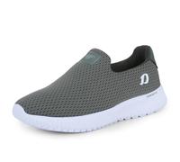 DOCTOR EXTRA SOFT D-2002 Mens Memory Foam Running Shoes Sports Gym Training Walking Jogging Casual Lightweight Comfortable Loafer Sneakers Lace Up Track Field Moccasins, olive green, 7 UK