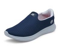 DOCTOR EXTRA SOFT D-2002 Mens Memory Foam Running Shoes Sports Gym Training Walking Jogging Casual Lightweight Comfortable Loafer Sneakers Lace Up Track Field Moccasins, navy, 8 UK