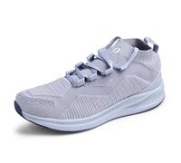 DOCTOR EXTRA SOFT Men's Running Shoe Memory Foam Insole Ultra Soft Outsole|Sport Gym Workout Walking,Jogging,Casual,Athletics|Light|Comfortable|Slipon Sneaker Lace-up Men Boys D, all grey, 9 UK