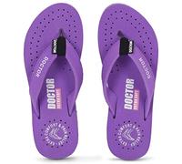 DOCTOR EXTRA SOFT Ortho Care Women's Orthopaedic and Diabetic Feel Good Super Comfort Dr Sliders / Flip Flops / Slippers [OR-D-16], Purple, 9 UK