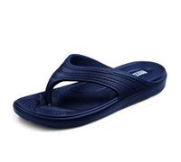 DOCTOR EXTRA SOFT Womens Classic Ultra Soft Flip Flops Slippers with Padded Footbed for Adults, Comfortable and Lightweight, Stylish and Non-Slip, Waterproof and Daily Use, D, navy, 8 UK