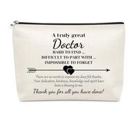 Doctor Gift Appreciation Makeup Bag for Women Doctor Funny Medical Student Gifts for Doctors Thank You Gifts for Doctors Christmas Retirement Birthday Present for Future Surgeon Cosmetic Bag