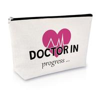 Doctor Gifts Makeup Bag Doctor Appreciation Gifts for Women Christmas Thank You Presents for Women Cosmetic Bag Inspirational Gift for Doctors Future Doctors Medical School Student Presents