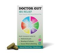Doctor Gut IBS Relief Capsules, 30 Caps - Stomach Pain Relief, Bloating Relief, Trapped Wind & Gas Relief - Drug-Free, Natural Clay, Expels Harmful Causes of Irritable Bowel Syndrome