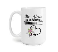 Doctor in Progress Drinking Cup Ceramic Travel Mug Durable Tea Cup Novelty Gift Foe Birthdays Mom Christmas 330Ml