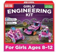 Doctor Jupiter Engineering Kit for Kids, 8+ Year Old Girl Gifts, STEM Toys | Craft Kit, Science Kit, Birthday Gifts, Presents for 8-9-10-11-12 Years Old Girls