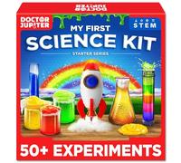 Doctor Jupiter Science Experiments Kit for Kids Ages 4+ | Gift for 4-5-6-7-8 Years Old Girls and Boys | STEM Toys | 50+ Experiments Starter Series