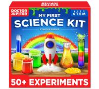 Doctor Jupiter Science Experiments Kit for Kids Ages 4+ | Gift for 4-5-6-7-8 Years Old Girls and Boys | STEM Toys | 50+ Experiments Starter Series