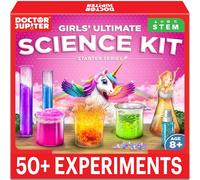 Doctor Jupiter Science Experiments Kit for Kids Ages 8+ | Birthday Gift for 8-9-10-11-12-13-14 Years Old Girls | STEM Toys | Chemistry Set | 50+ Experiments Ultimate Starter Series
