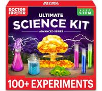 Doctor Jupiter Science Experiments Kit for Kids Ages 8+ | Birthday Gift for 8-9-10-11-12-13-14 Years Old Girls & Boys | STEM Toys | Chemistry Set with 100+ Experiments