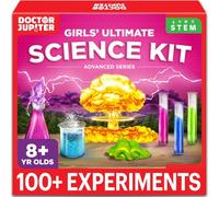 Doctor Jupiter Science Experiments Kit for Kids Ages 8+ | Easter, Birthday Gift for 8-9-10-11-12-13-14 Years Old Girls | STEM Toys | Chemistry Set with 100+ Experiments
