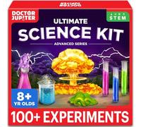 Doctor Jupiter Science Experiments Kit for Kids Ages 8+ | Easter, Birthday Gift for 8-9-10-11-12-13-14 Years Old Girls & Boys | STEM Toys | Chemistry Set with 100+ Experiments