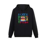 Doctor Li Hootie The Blowfish Hoody Unisex Ptinted Hoodies Long Sleeve Men's Hooded with Pocket Black XL