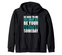 Doctor Med School Student Funny Future Medical Doctor Zip Hoodie